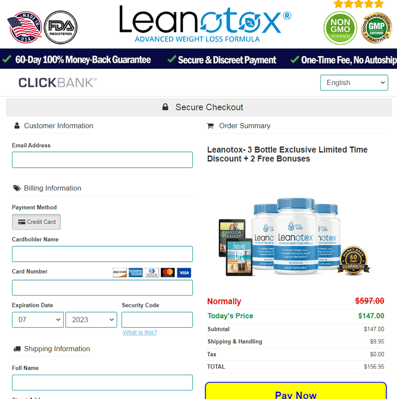 leanotox price order form